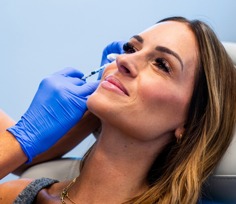 Staff performing injectable treatments