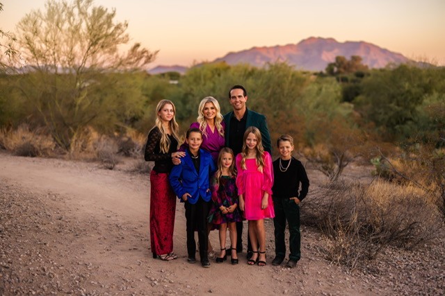 Dr. Olson and family
